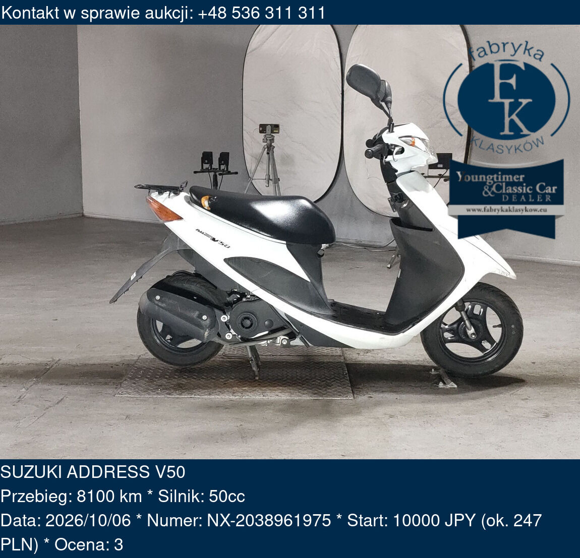 SUZUKI ADDRESS V50  - zdjęcie 2