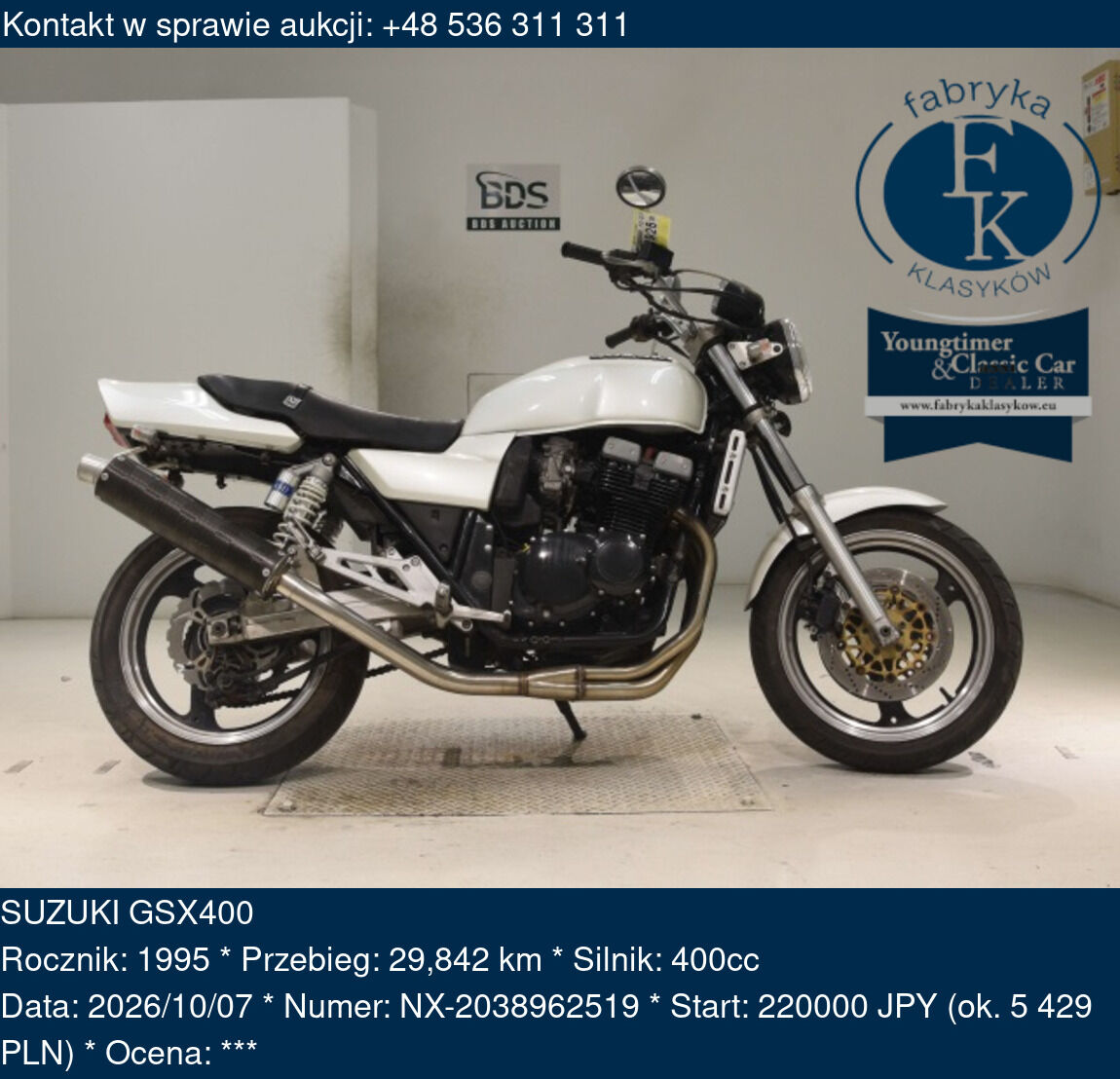 SUZUKI GSX400 1995 - zdjęcie 2