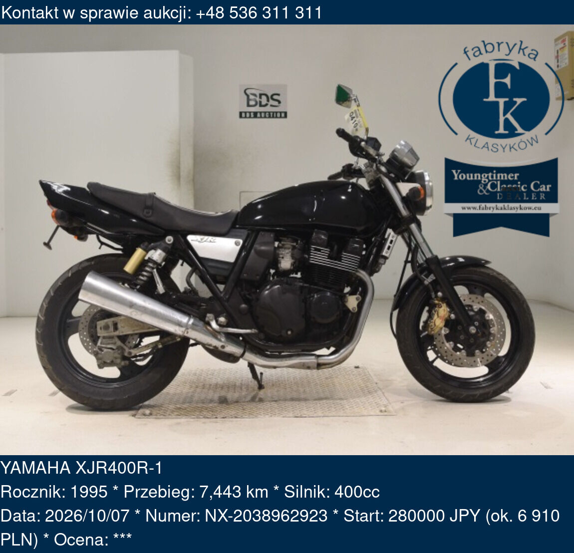 YAMAHA XJR400R-1 1995 - zdjęcie 2