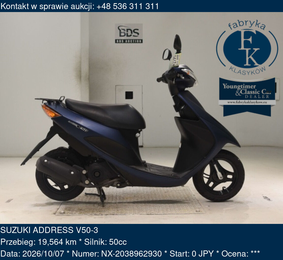 SUZUKI ADDRESS V50-3  - zdjęcie 2