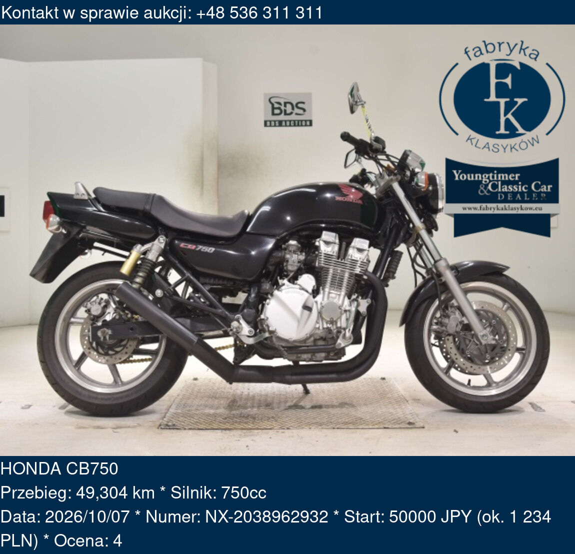 HONDA CB750  - zdjęcie 2