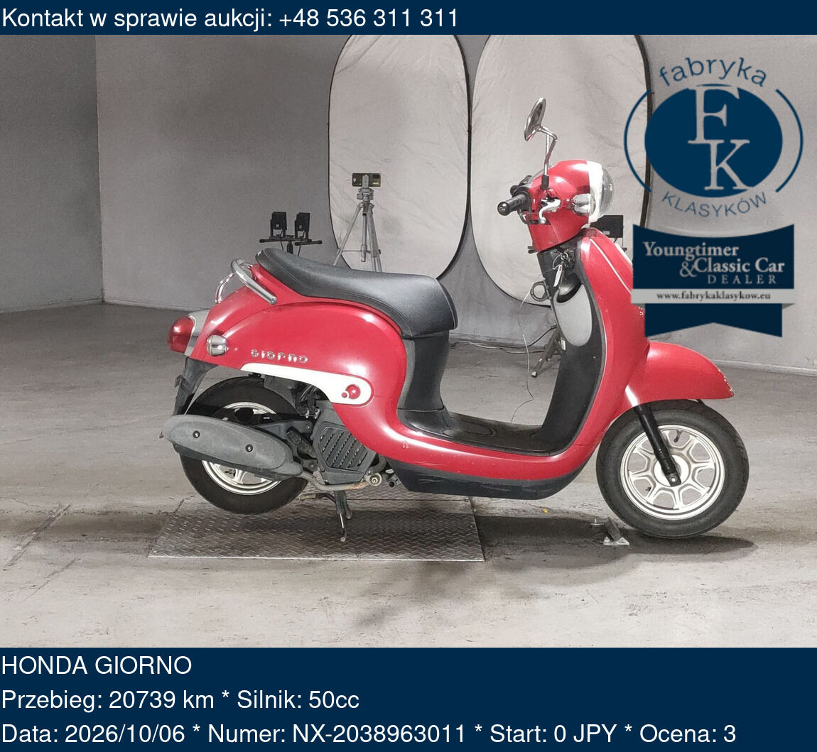 HONDA GIORNO - zdjęcie 2
