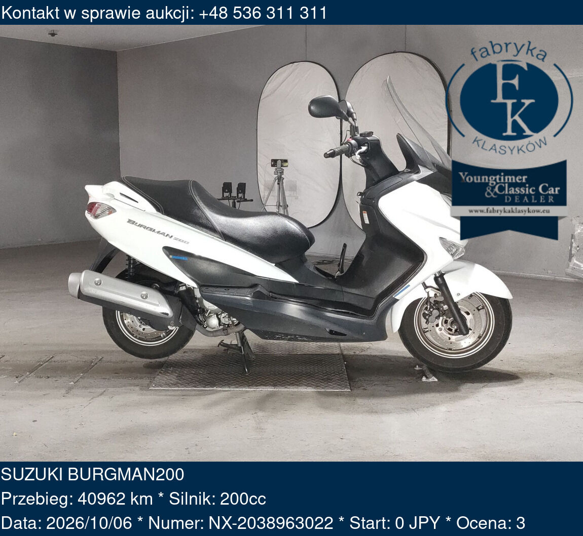 SUZUKI BURGMAN200  - zdjęcie 2