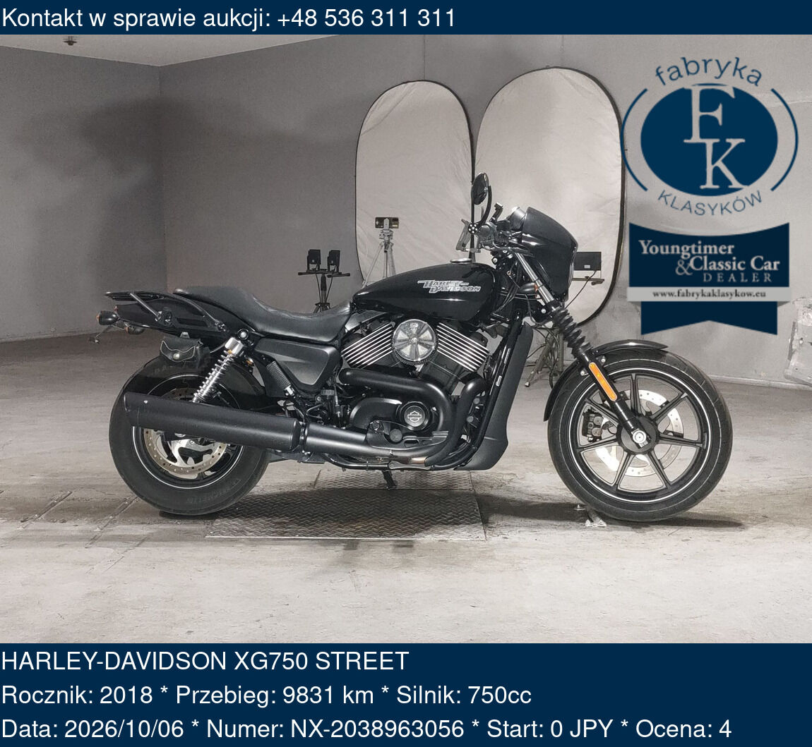 HARLEY-DAVIDSON XG750 STREET 2018 - zdjęcie 2