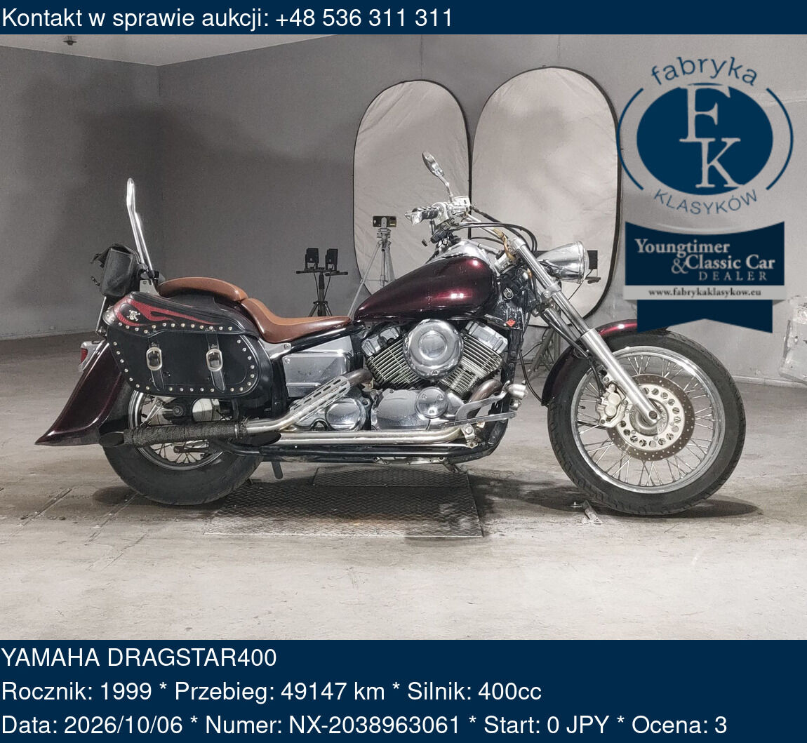 YAMAHA DRAGSTAR400 1999 - zdjęcie 2