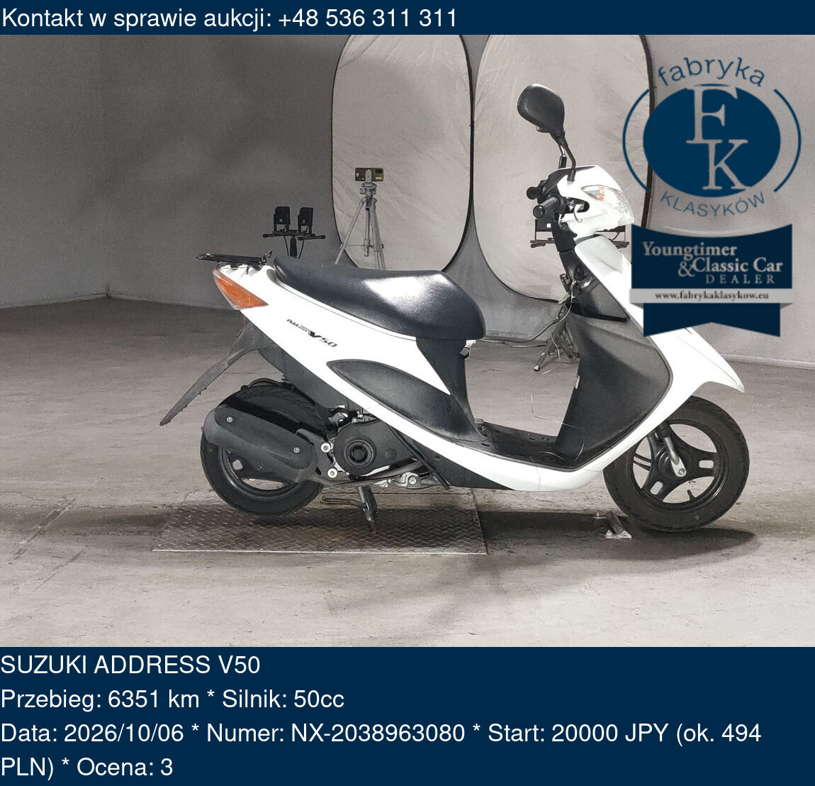 SUZUKI ADDRESS V50  - zdjęcie 2