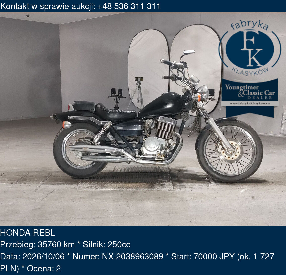 HONDA REBL  - zdjęcie 2