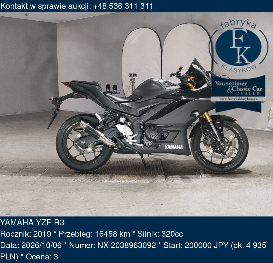 YAMAHA YZF-R3 2019 - zdjęcie 2