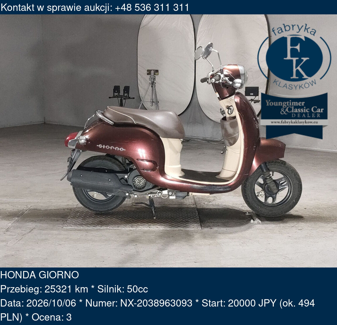HONDA GIORNO - zdjęcie 2
