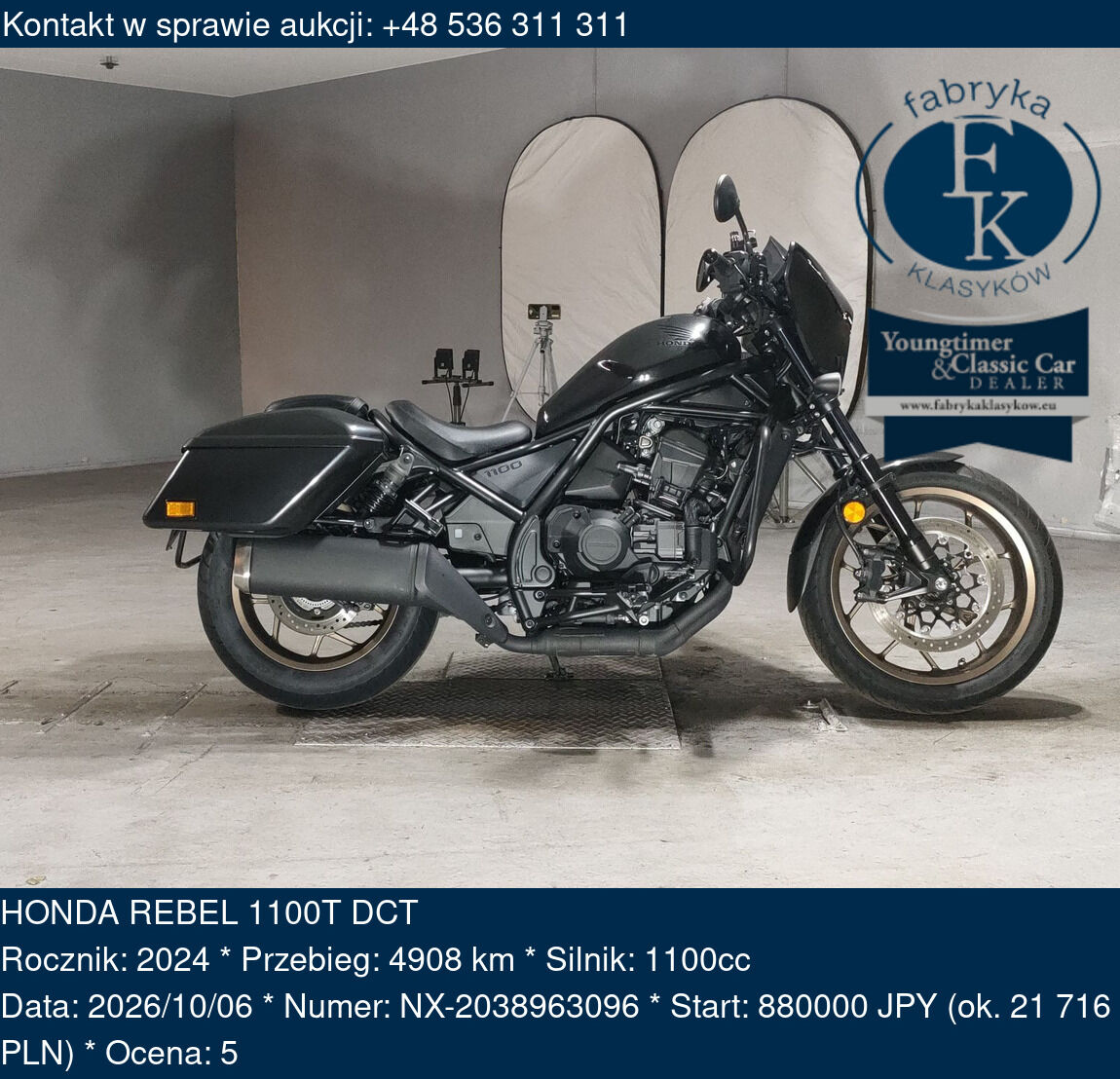 HONDA REBEL 1100T DCT 2024 - zdjęcie 2