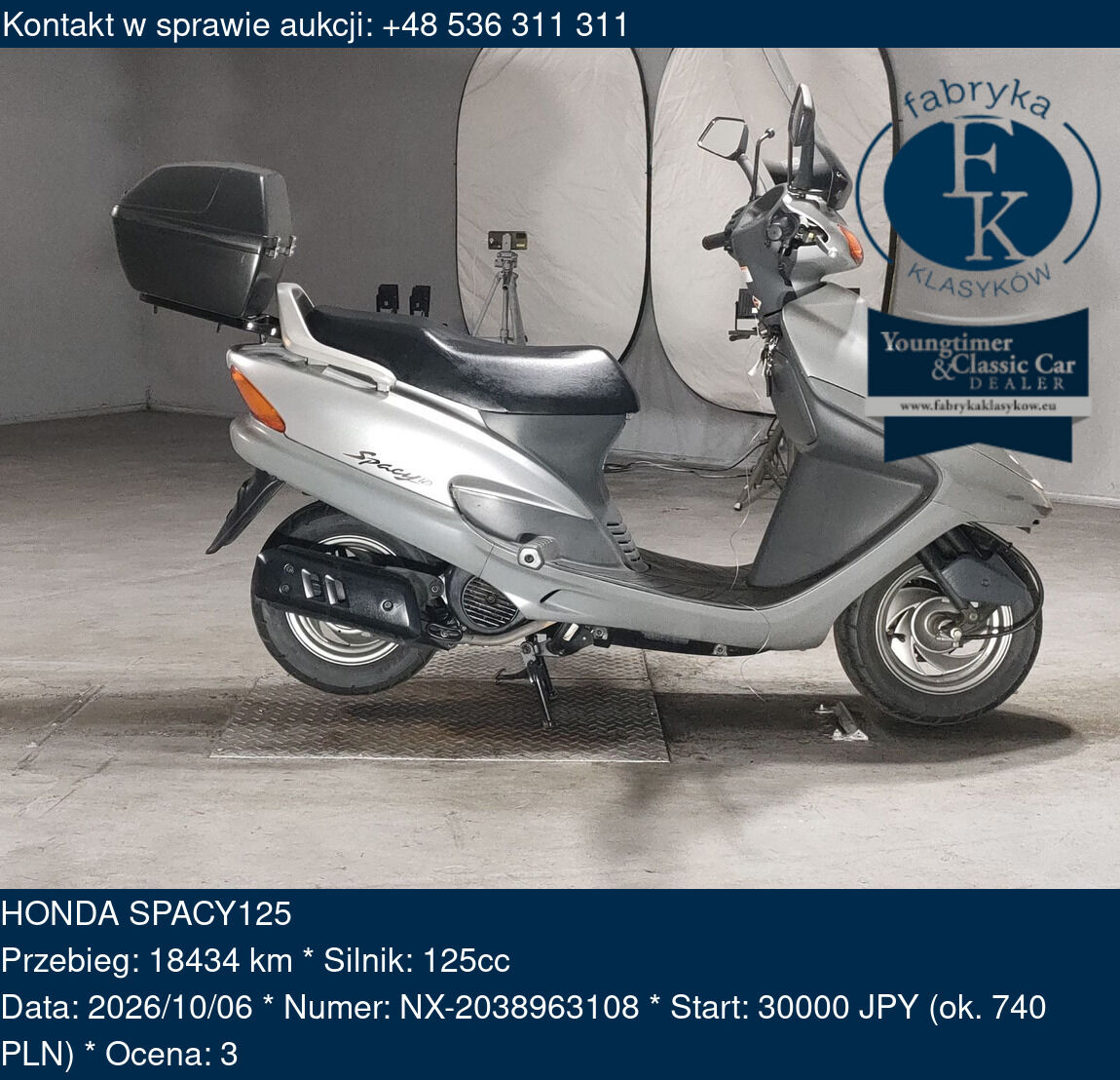 HONDA SPACY125  - zdjęcie 2