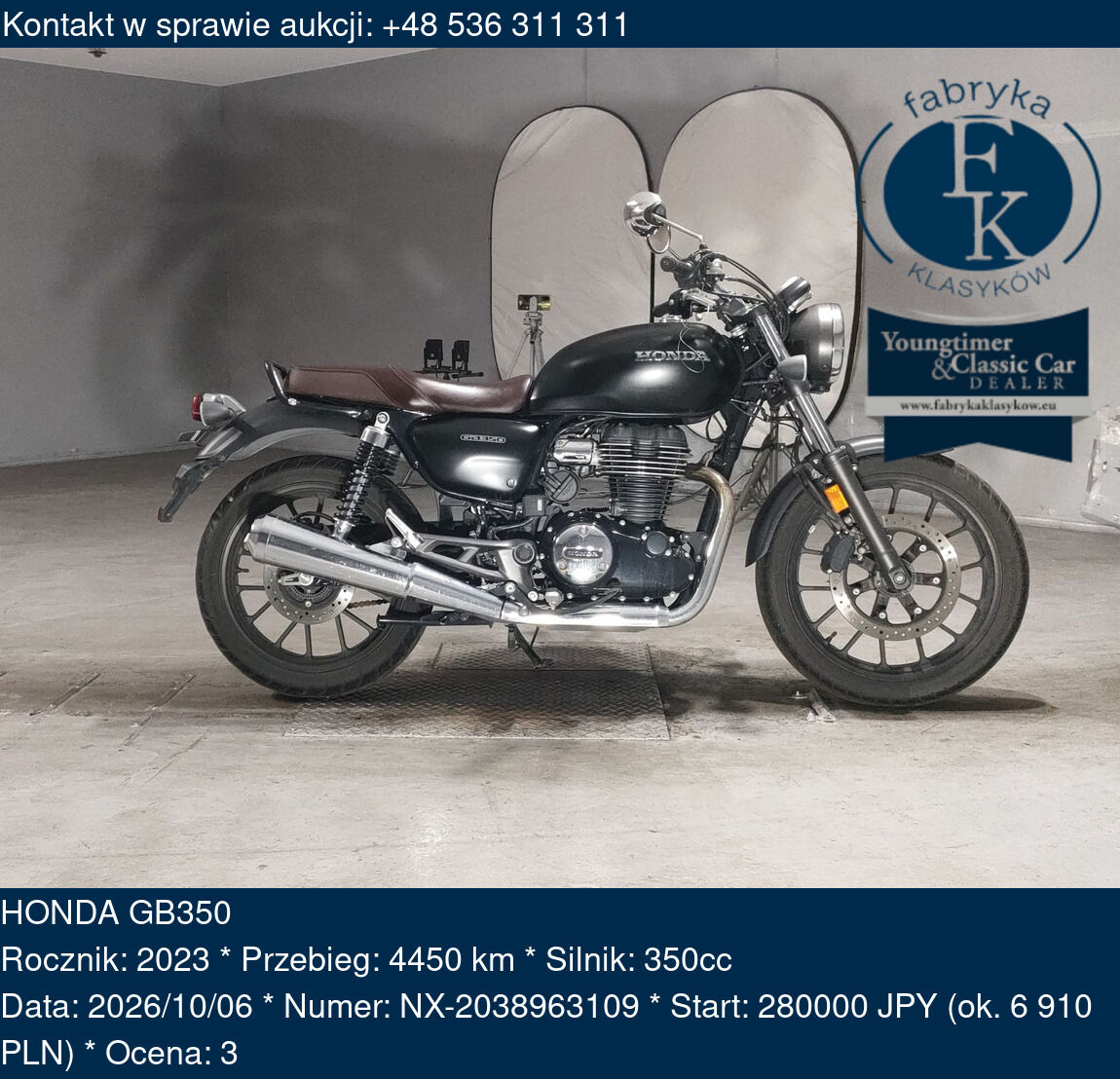 HONDA GB350 2023 - zdjęcie 2