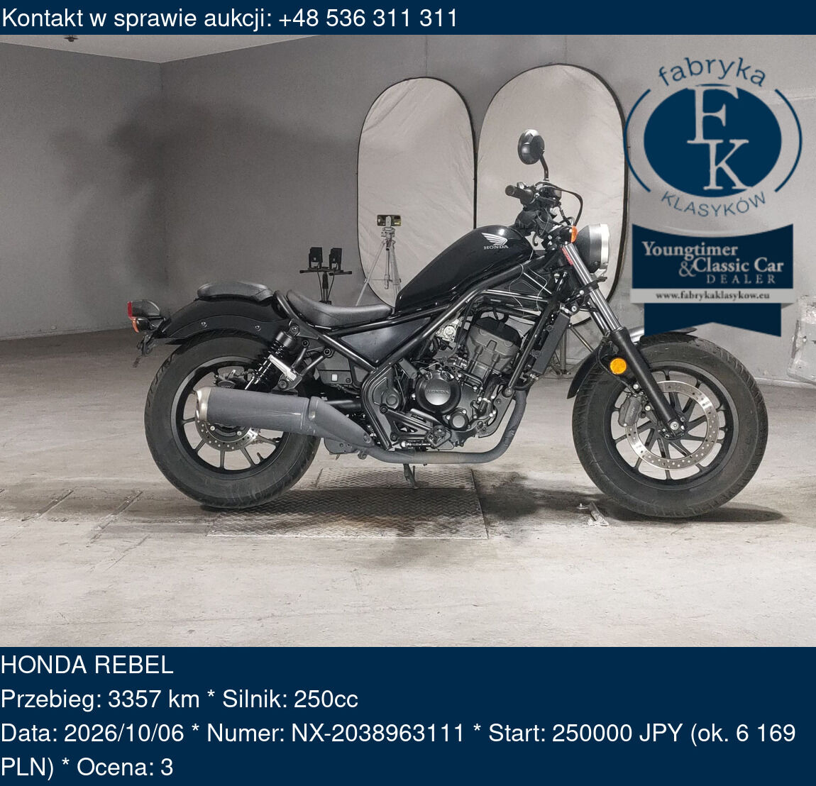 HONDA REBEL  - zdjęcie 2