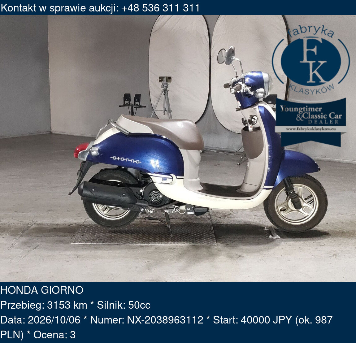 HONDA GIORNO - zdjęcie 2