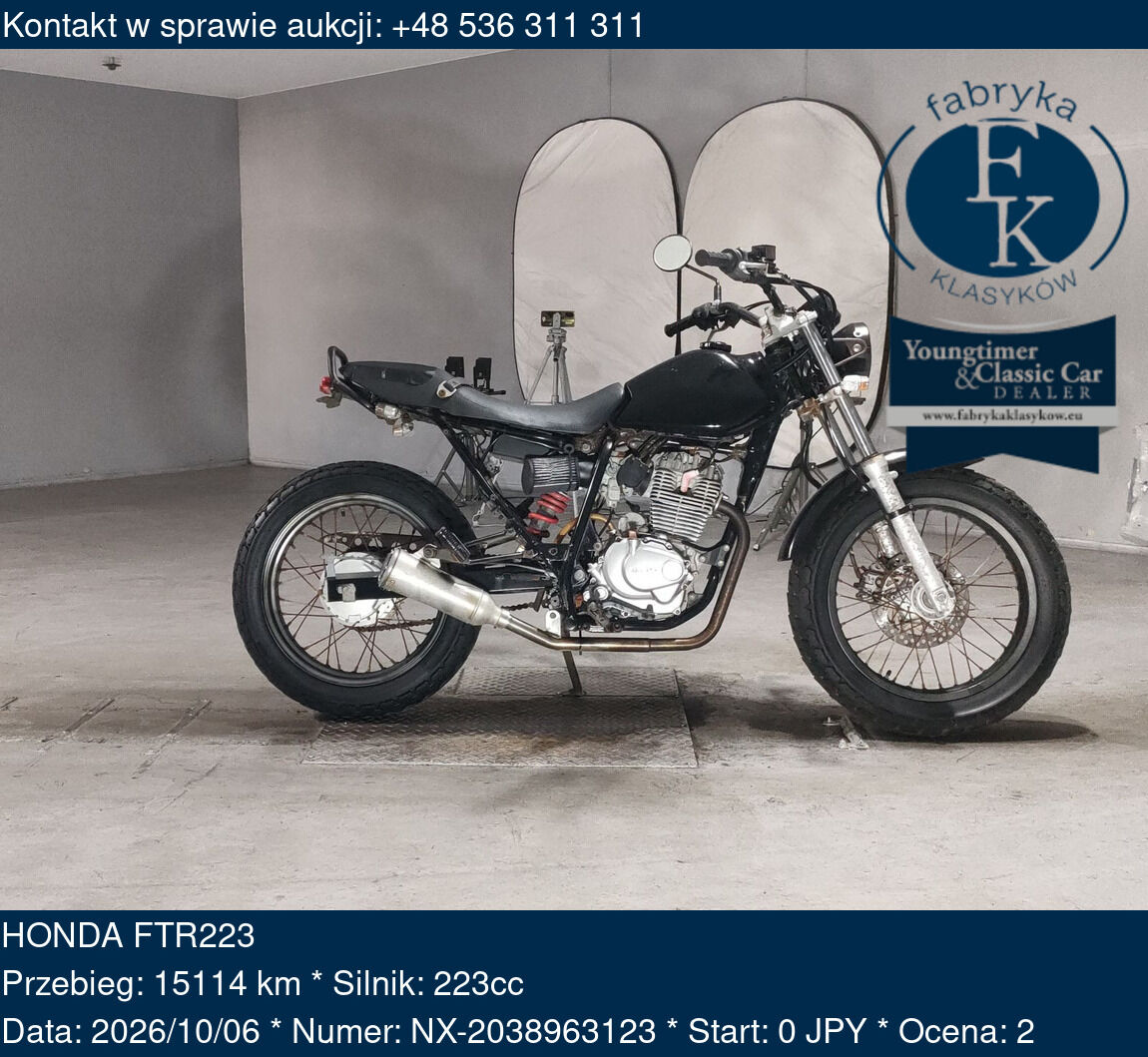 HONDA FTR223  - zdjęcie 2