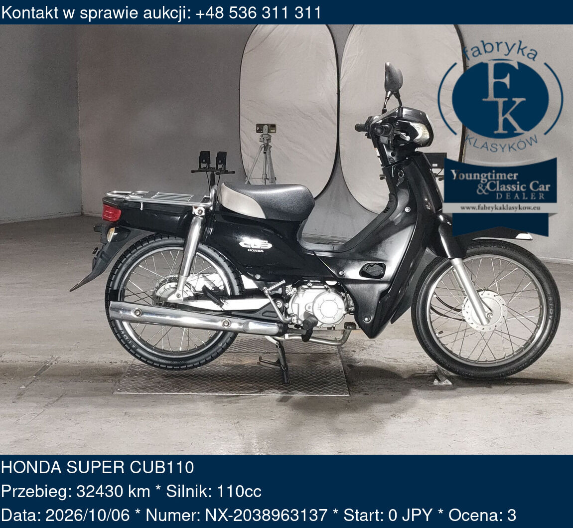 HONDA SUPER CUB110  - zdjęcie 2