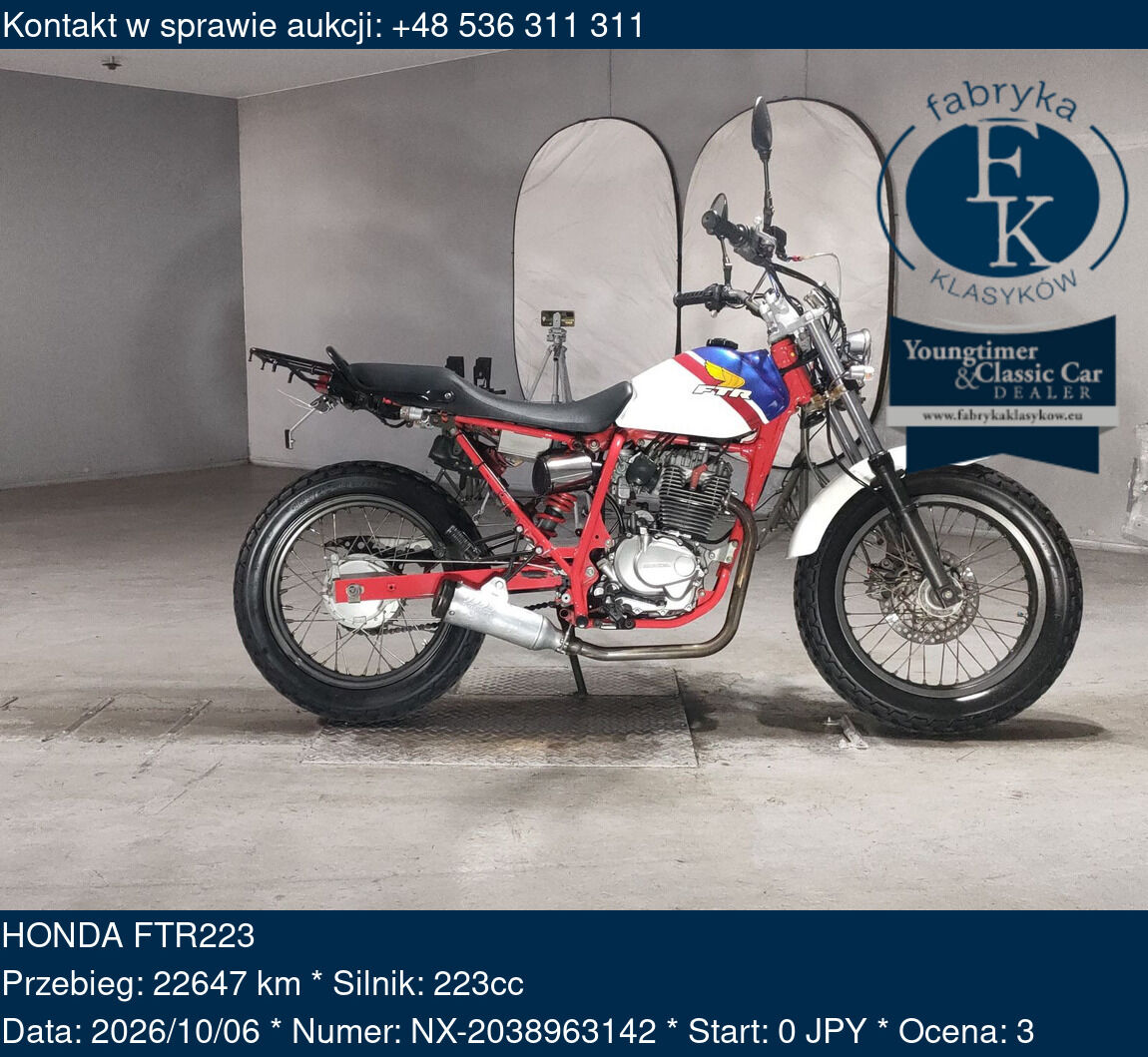HONDA FTR223  - zdjęcie 2