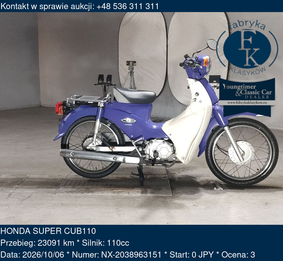 HONDA SUPER CUB110  - zdjęcie 2