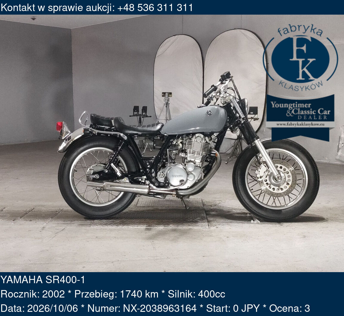 YAMAHA SR400-1 2002 - zdjęcie 2