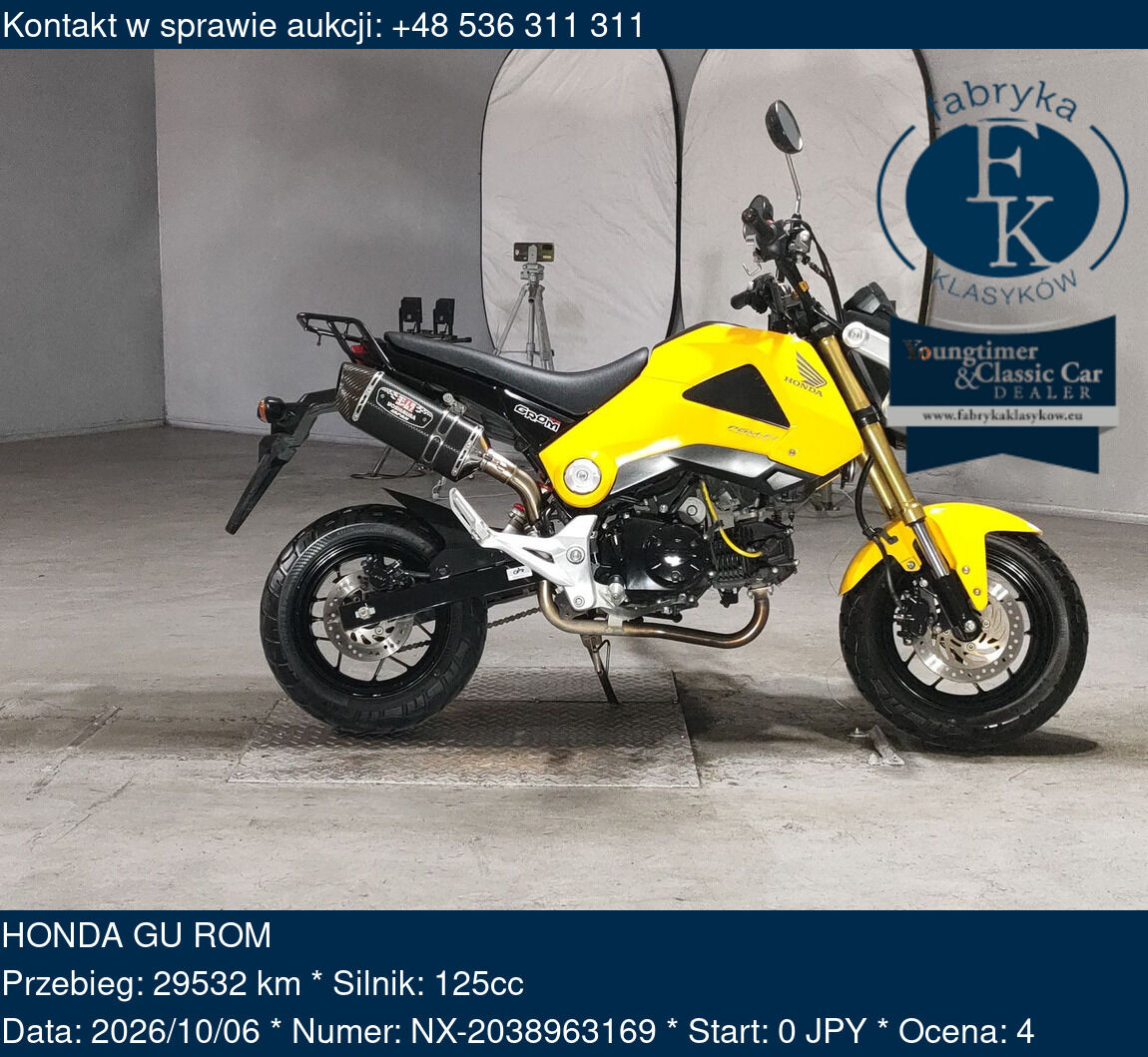 HONDA GU ROM  - zdjęcie 2