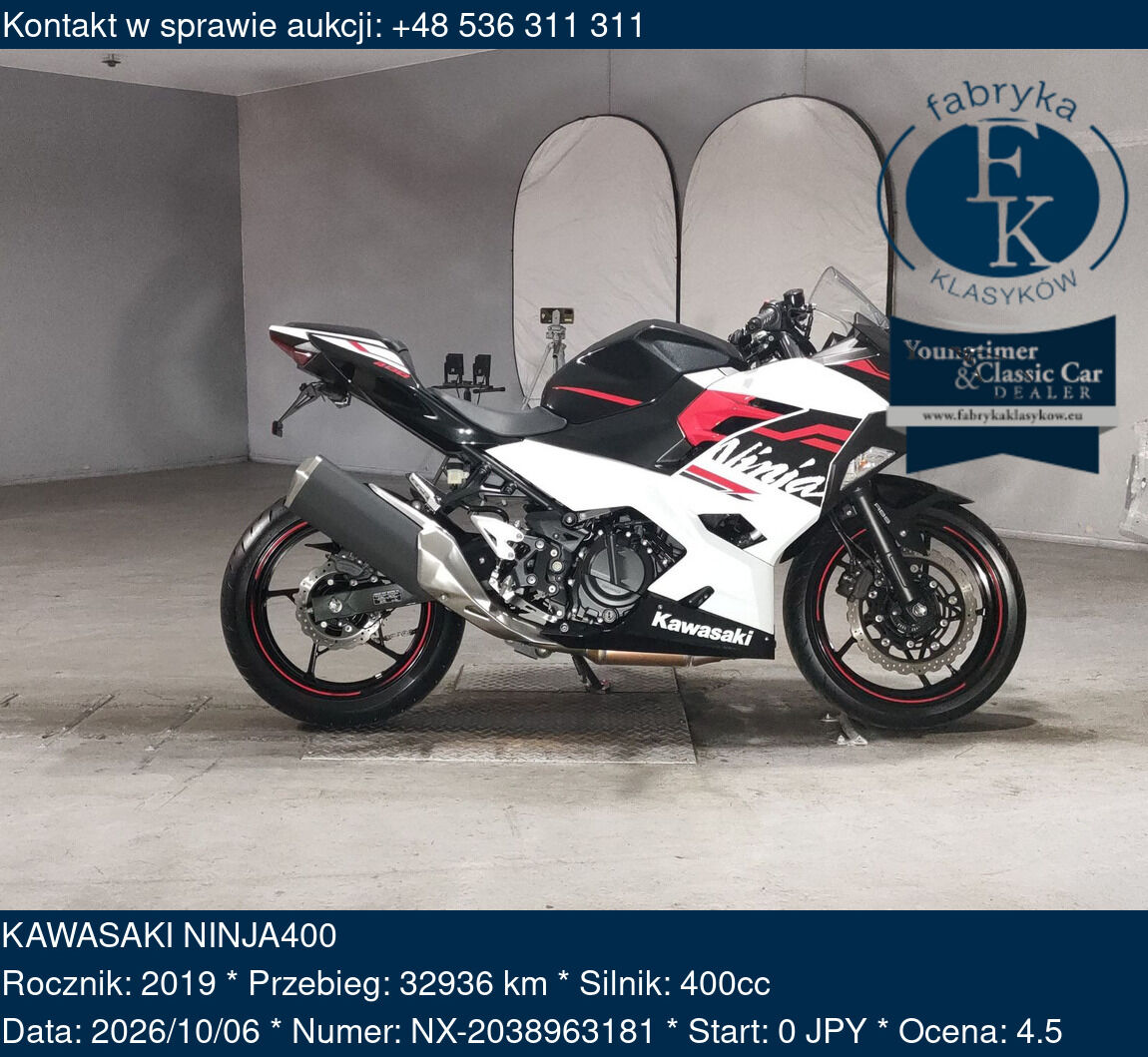 KAWASAKI NINJA400 2019 - zdjęcie 2