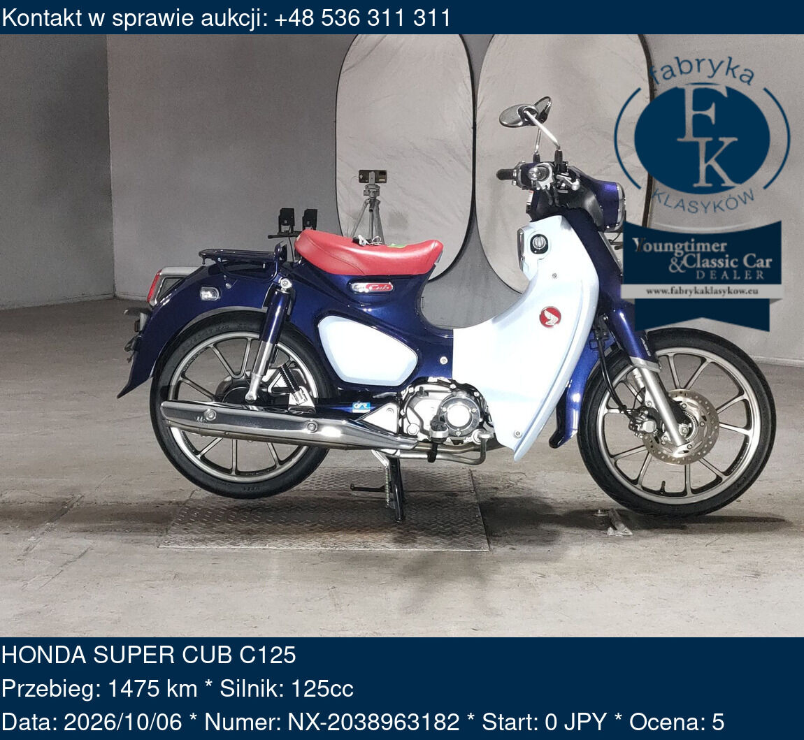 HONDA SUPER CUB C125  - zdjęcie 2