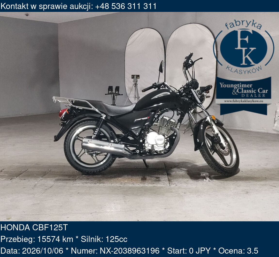 HONDA CBF125T  - zdjęcie 2