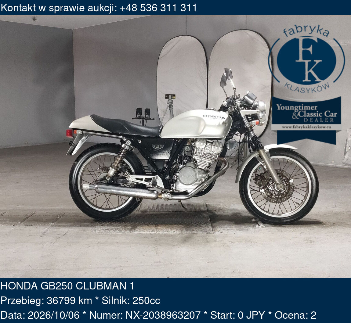 HONDA GB250 CLUBMAN 1  - zdjęcie 2