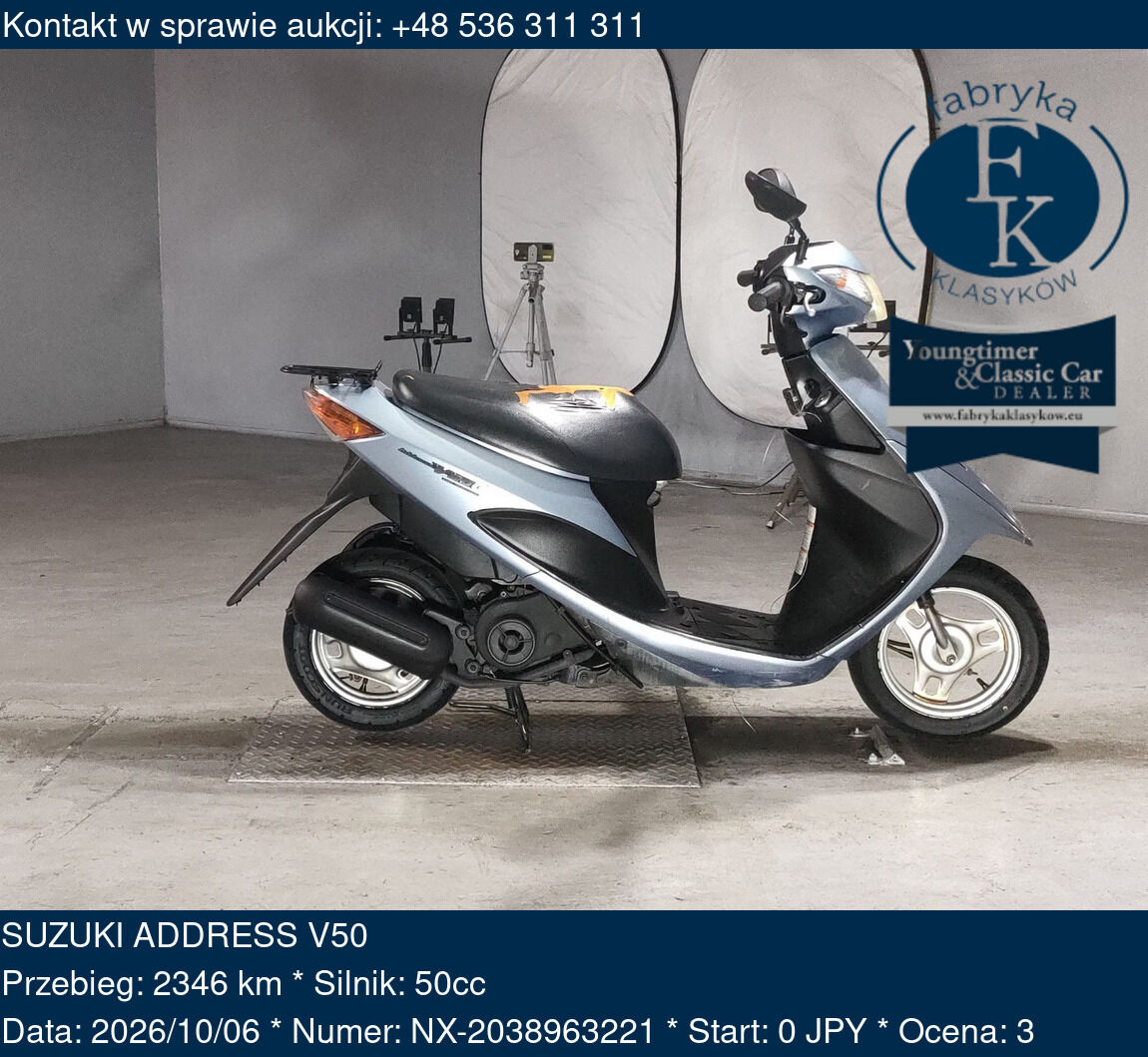 SUZUKI ADDRESS V50  - zdjęcie 2