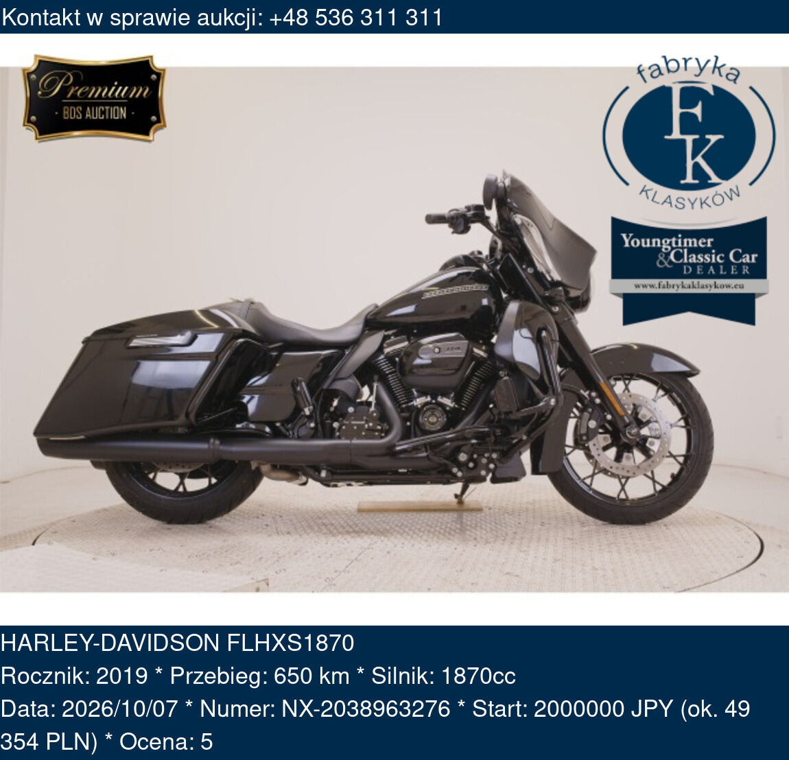 HARLEY-DAVIDSON FLHXS1870 2019 - zdjęcie 2