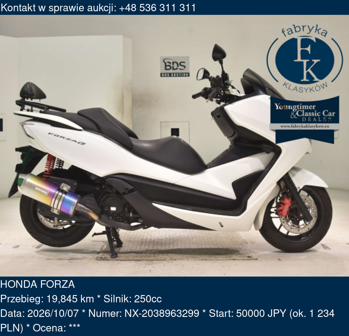 HONDA FORZA  - zdjęcie 2