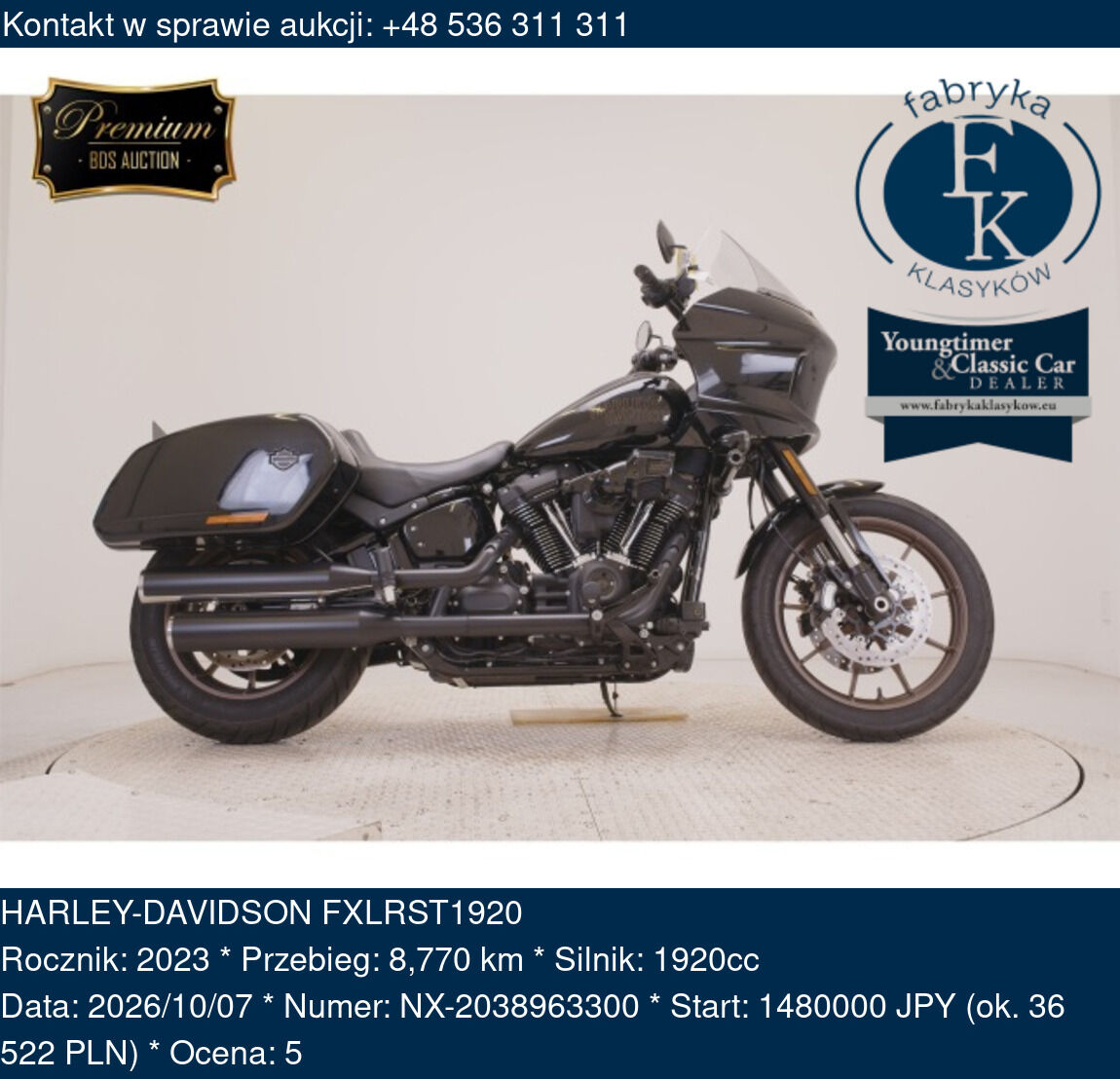 HARLEY-DAVIDSON FXLRST1920 2023 - zdjęcie 2