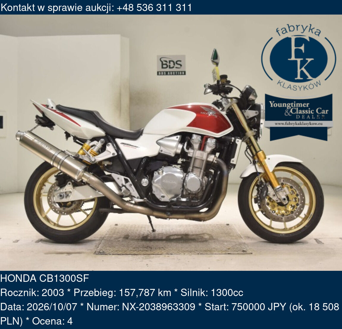 HONDA CB1300SF 2003 - zdjęcie 2