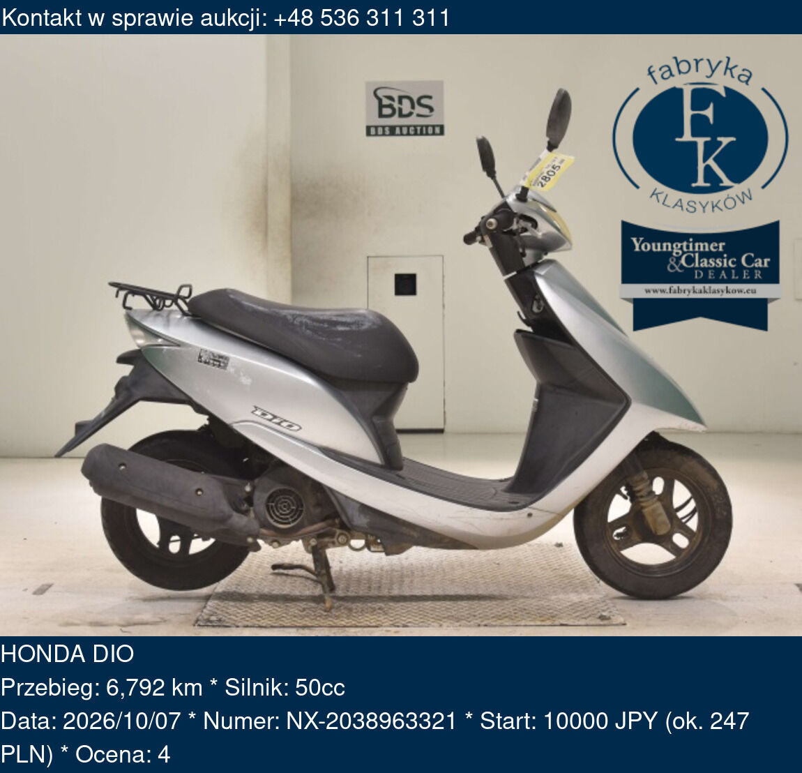 HONDA DIO  - zdjęcie 2