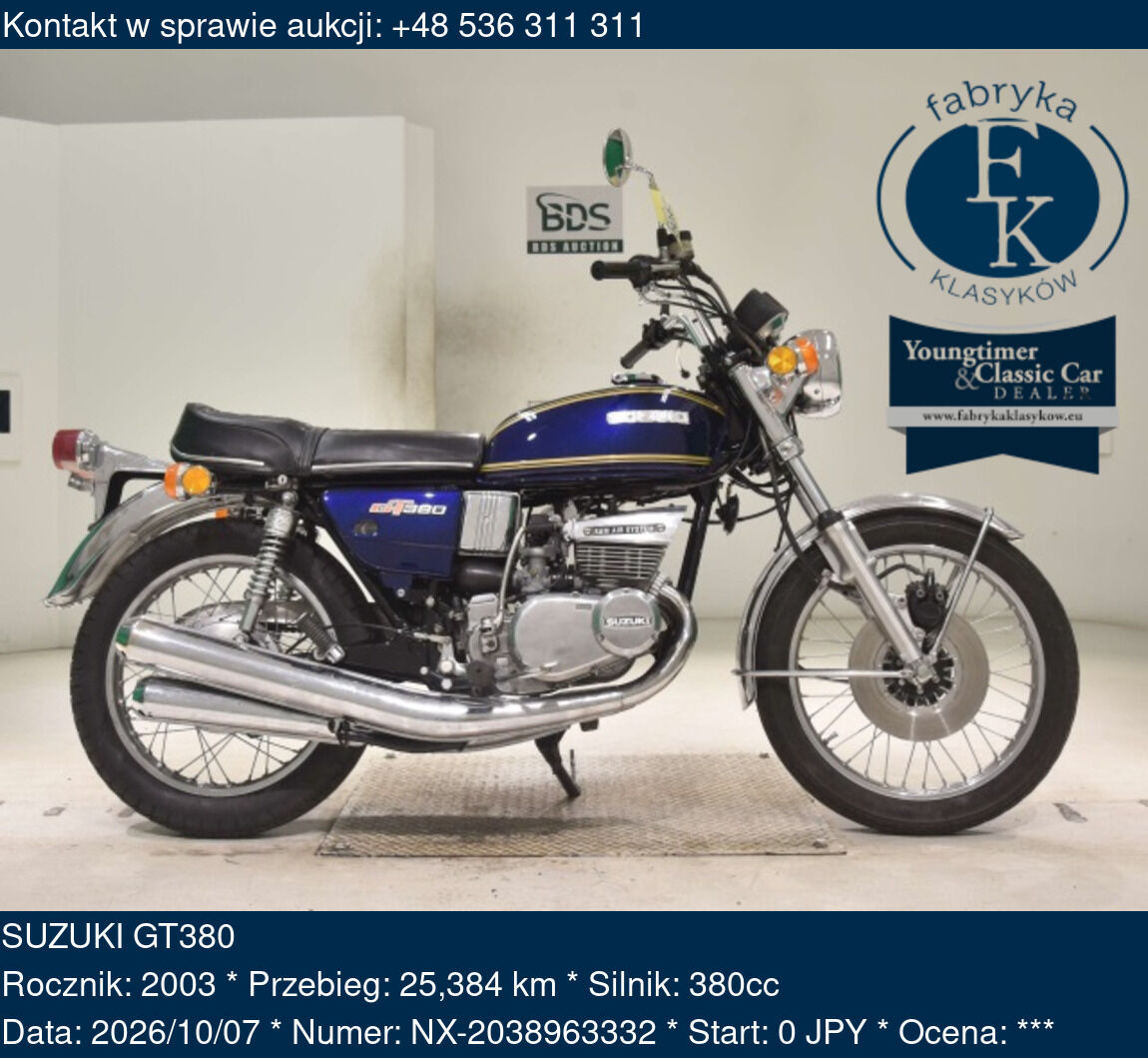 SUZUKI GT380 2003 - zdjęcie 2