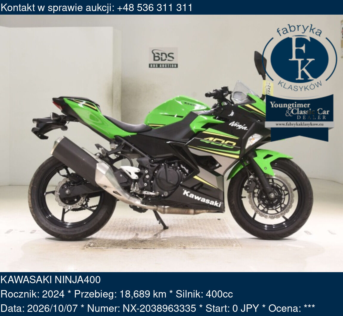 KAWASAKI NINJA400 2024 - zdjęcie 2