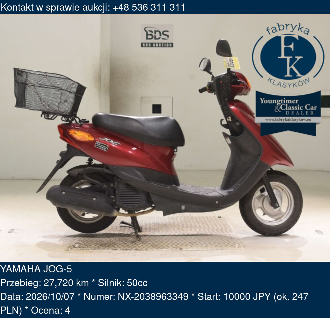 YAMAHA JOG-5  - zdjęcie 2