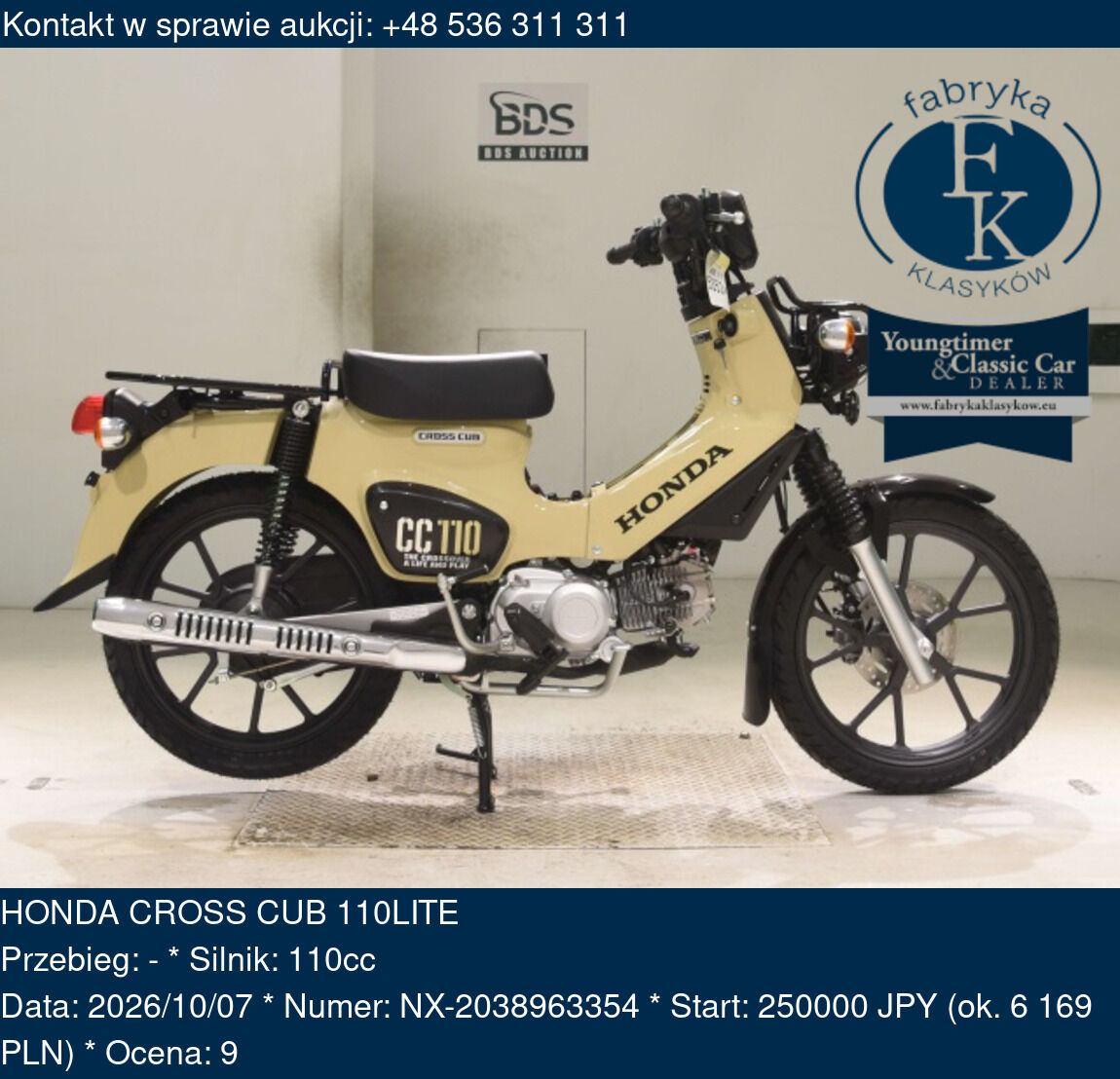 HONDA CROSS CUB 110LITE  - zdjęcie 2