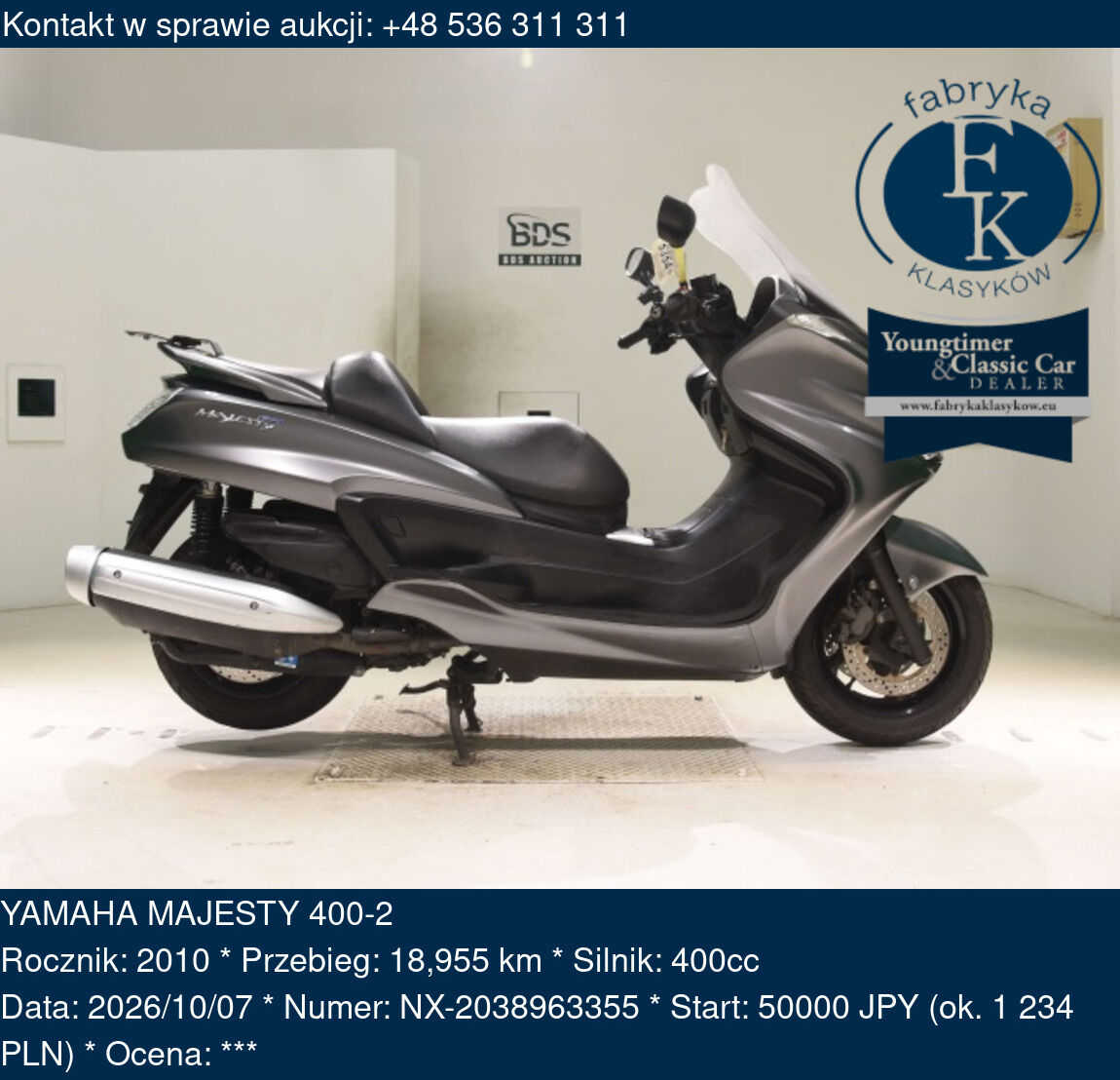 YAMAHA MAJESTY 400-2 2010 - zdjęcie 2