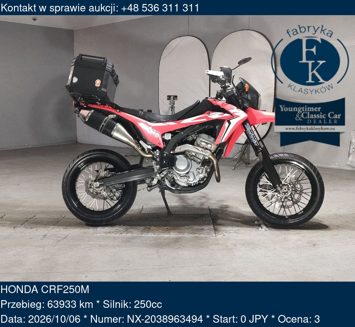 HONDA CRF250M  - zdjęcie 2