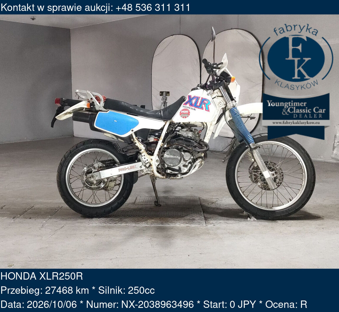 HONDA XLR250R  - zdjęcie 2