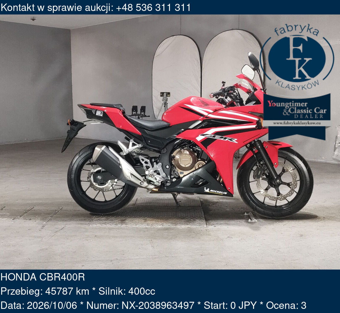 HONDA CBR400R  - zdjęcie 2