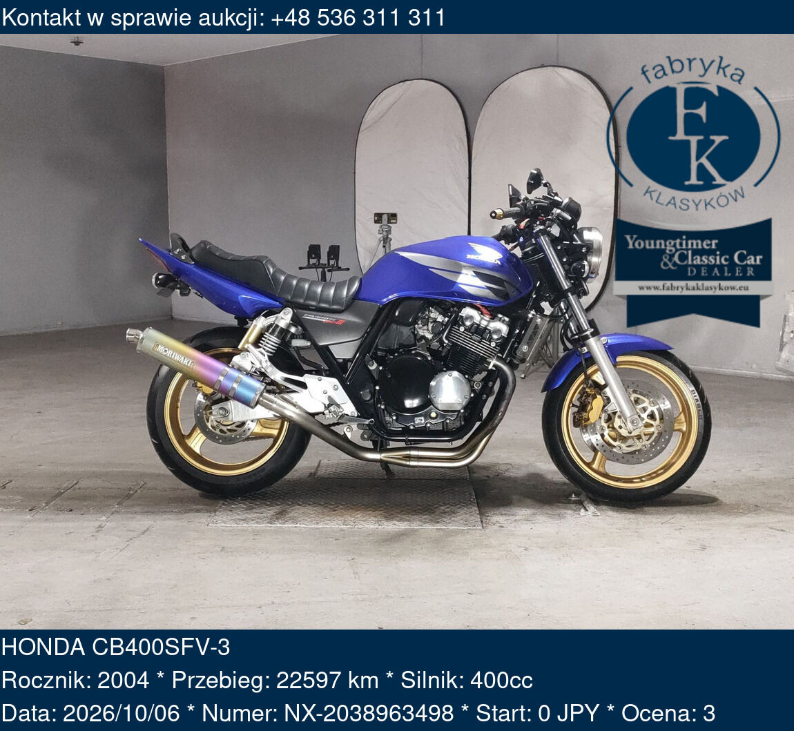 HONDA CB400SFV-3 2004 - zdjęcie 2