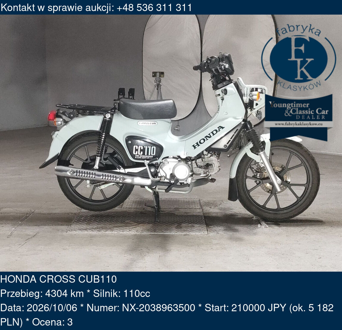 HONDA CROSS CUB110  - zdjęcie 2