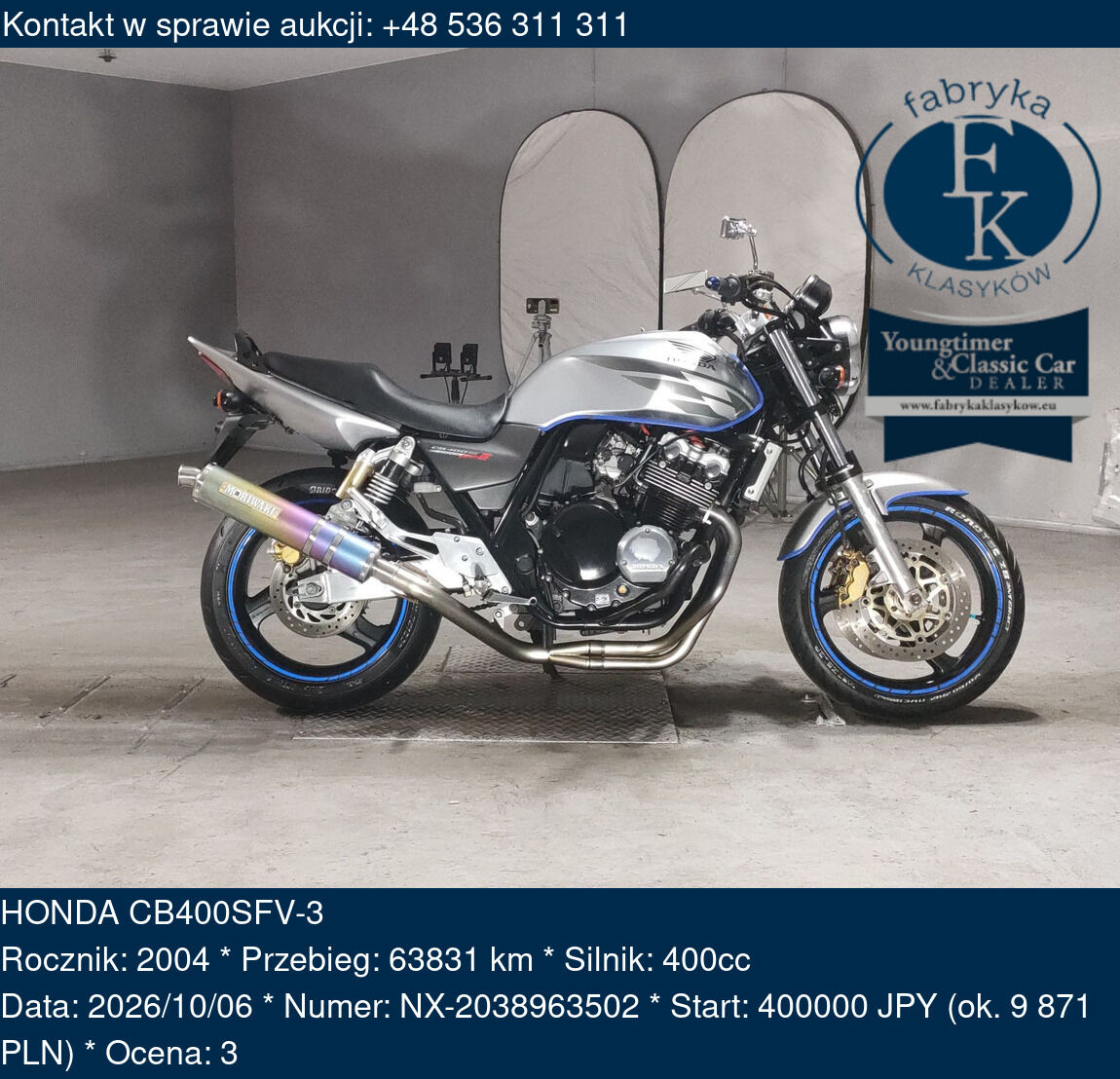 HONDA CB400SFV-3 2004 - zdjęcie 2