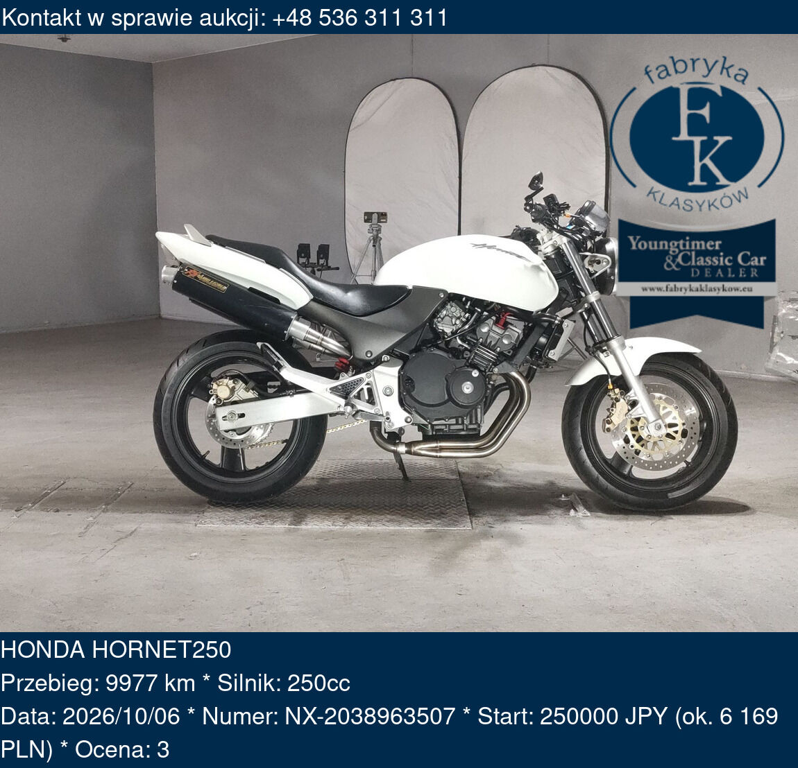 HONDA HORNET250  - zdjęcie 2