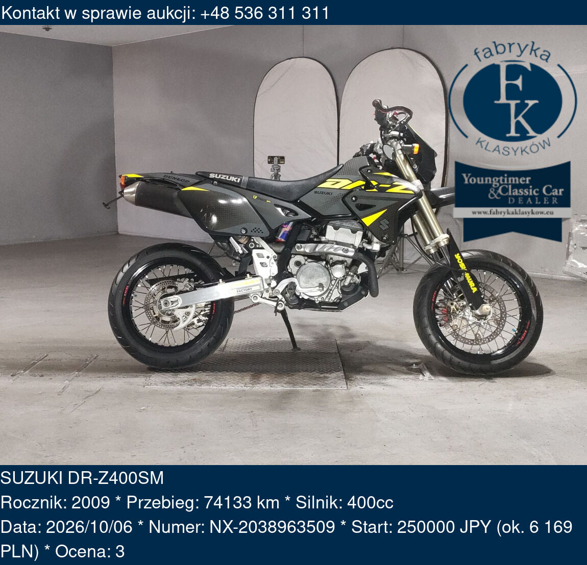 SUZUKI DR-Z400SM 2009 - zdjęcie 2
