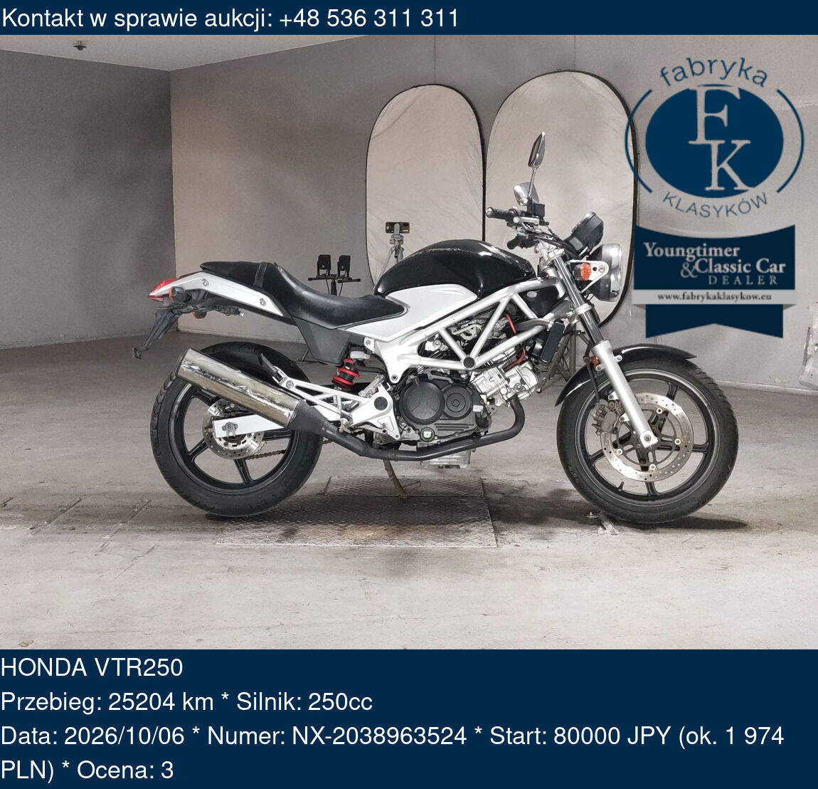 HONDA VTR250  - zdjęcie 2