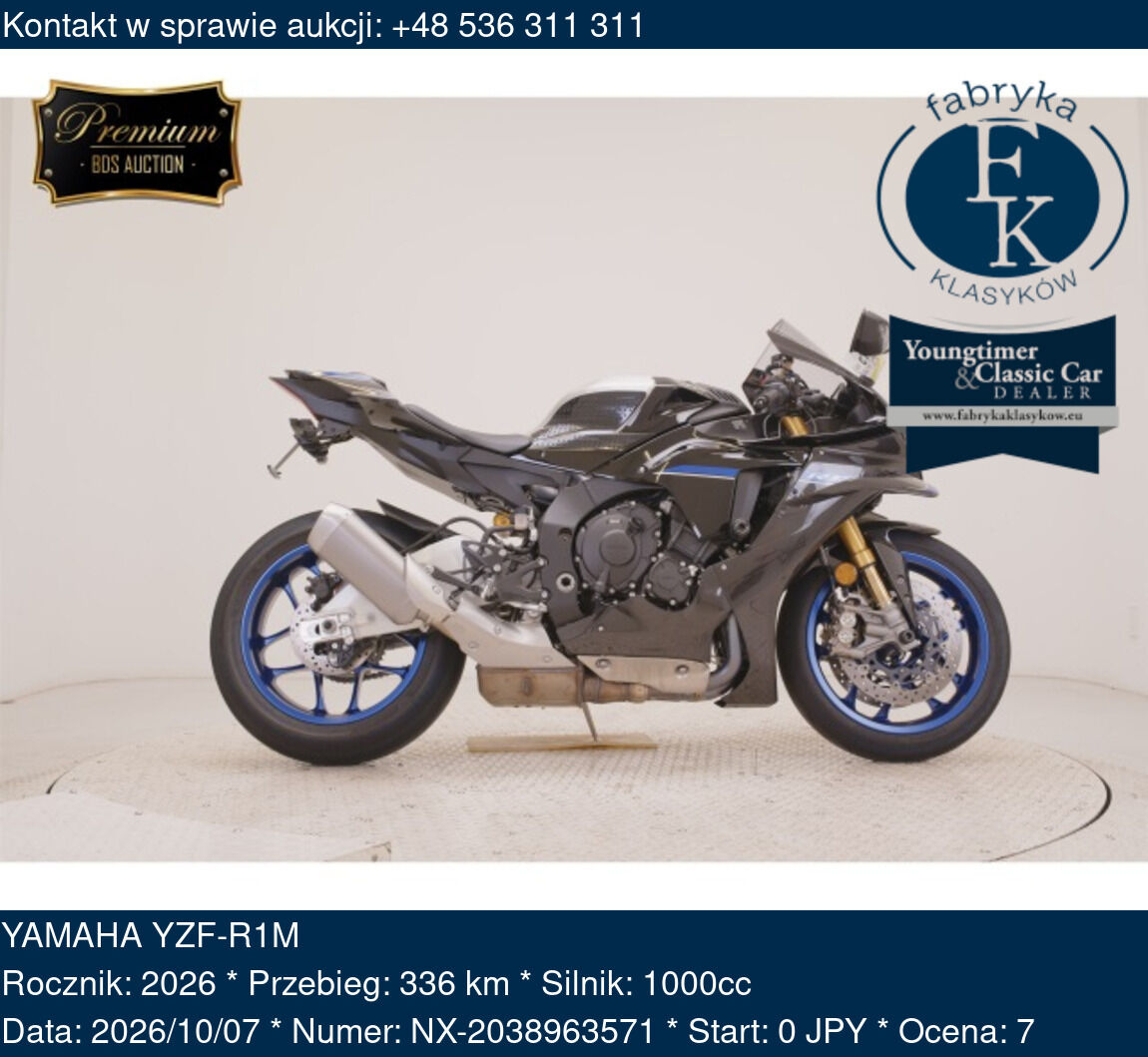YAMAHA YZF-R1M 2026 - zdjęcie 2