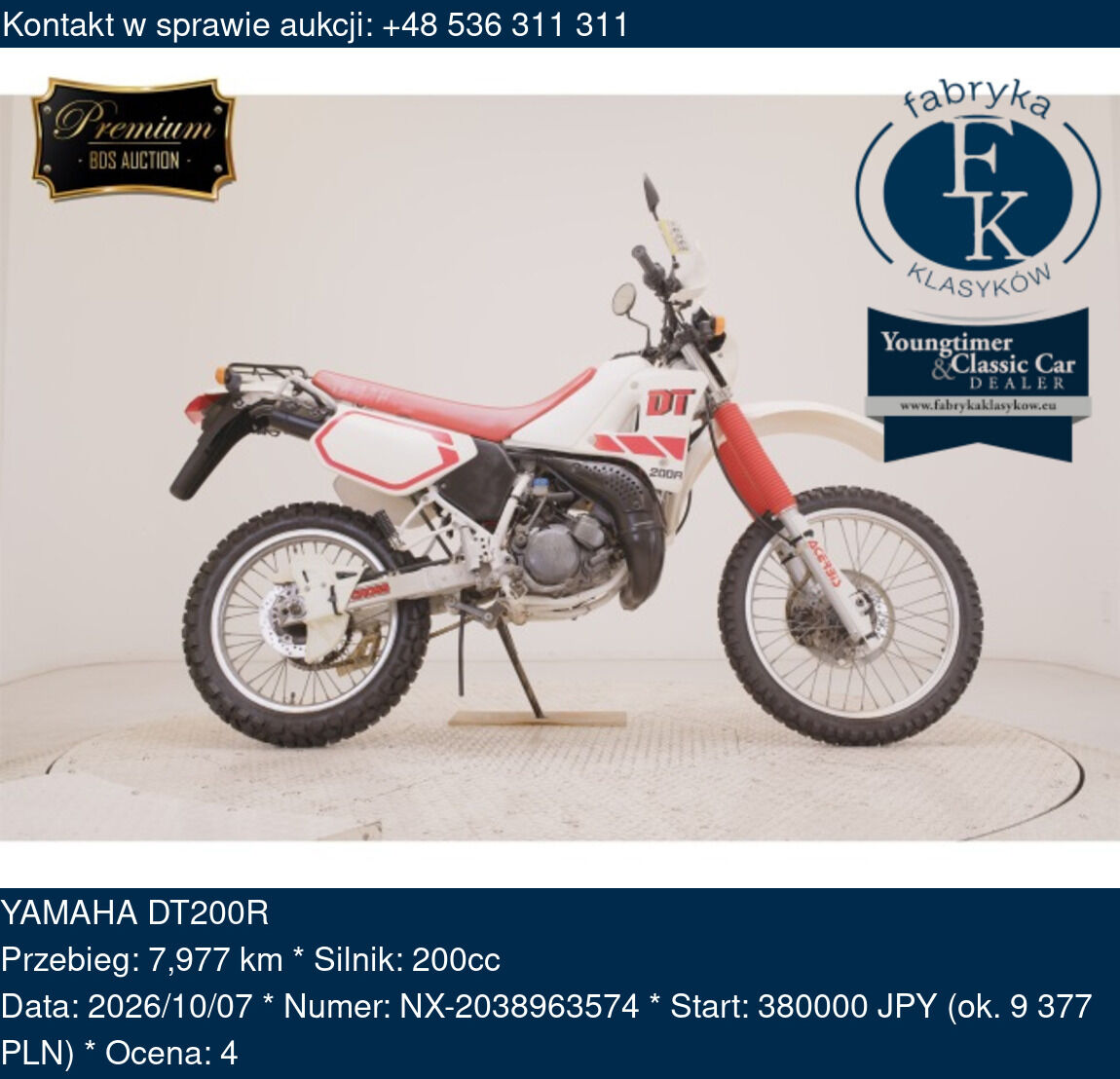 YAMAHA DT200R  - zdjęcie 2